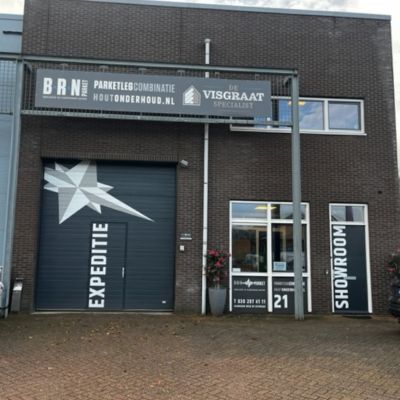 buitenkant showroom visgraat specialist